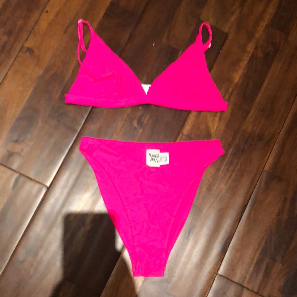 Princess Polly brand new without tags bikini neon pink